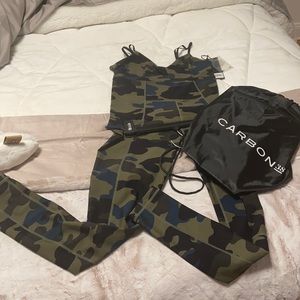 The upside sport camo one piece